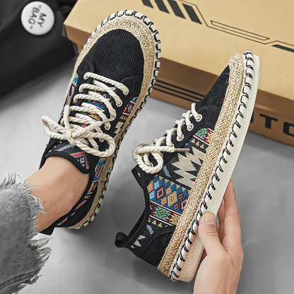 Tenis Nomad con Costuras Decorativas