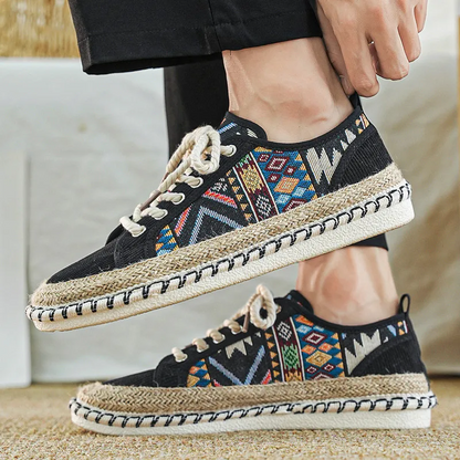 Tenis Nomad con Costuras Decorativas